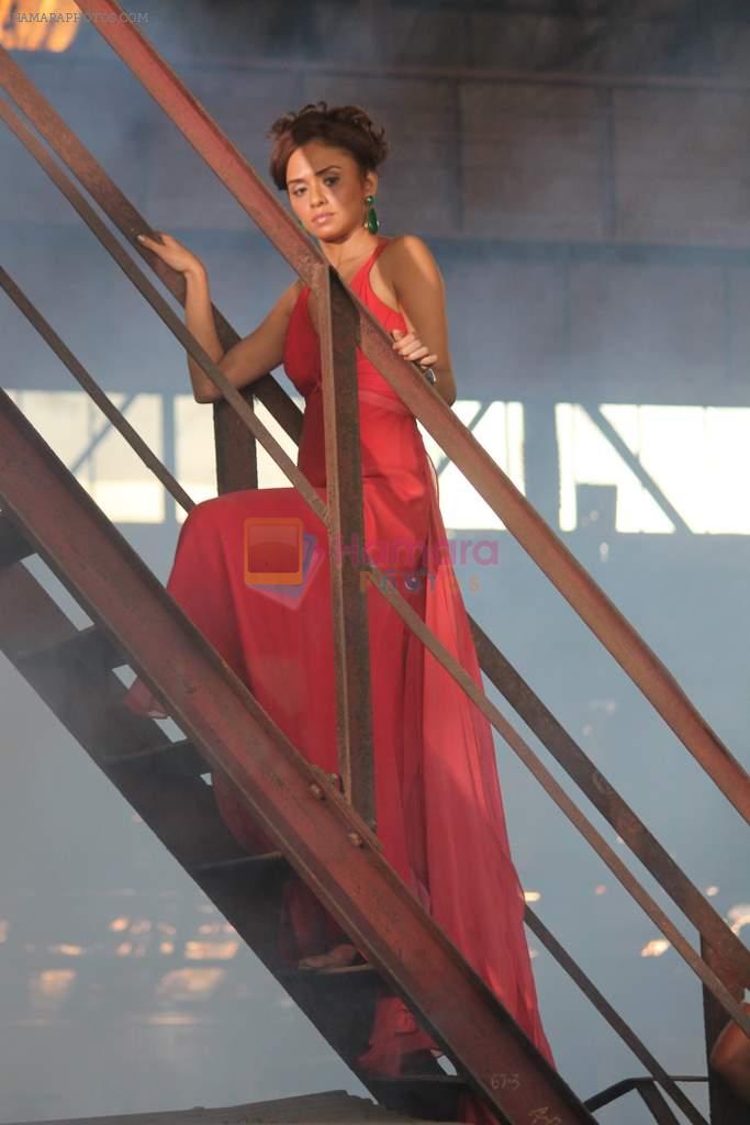 Amruta Khanvilkar video shoot for new Album Farida in Mumbai on 17th March 2013