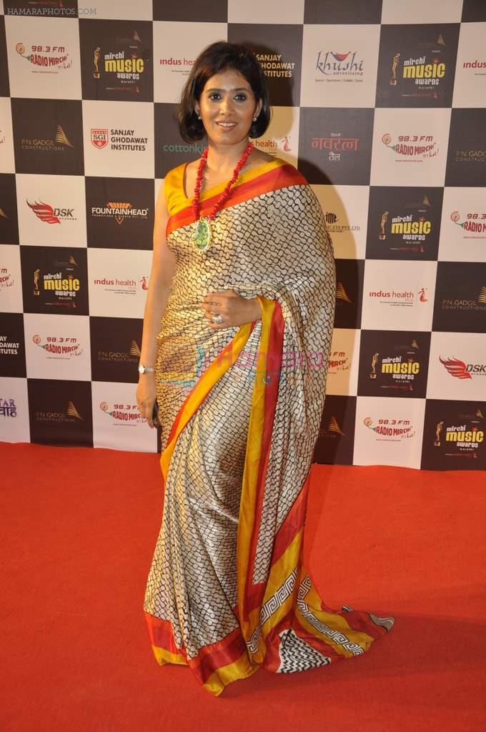 Sonali Kulkarni at Mirchi Marathi Music Awards in Mumbai on 18th March 2013