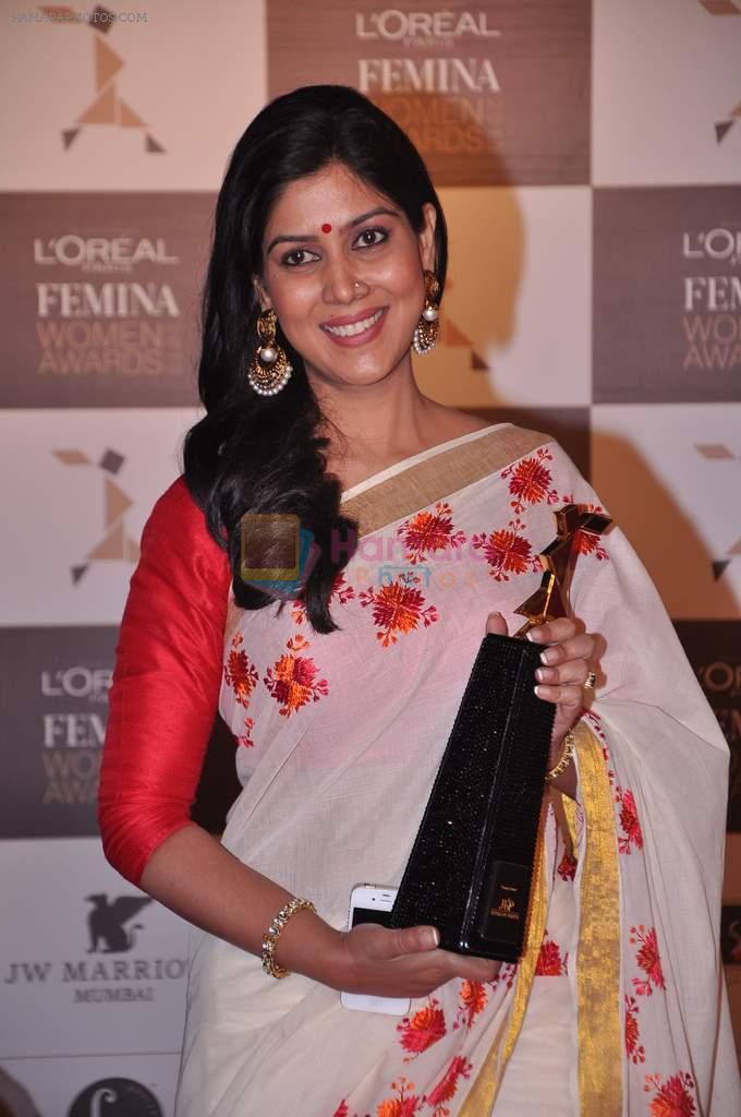 Sakshi Tanwar at Loreal Femina Women Awards in J W Marriott, Mumbai on 19th March 2013