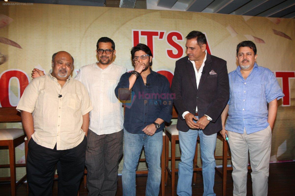 Subhash Kapoor, Saurabh Shukla, Arshad Warsi, Boman Irani, Vijay Singh at Jolly LLB success bash in Escobar, Bandra, Mumbai on 20th March 2013