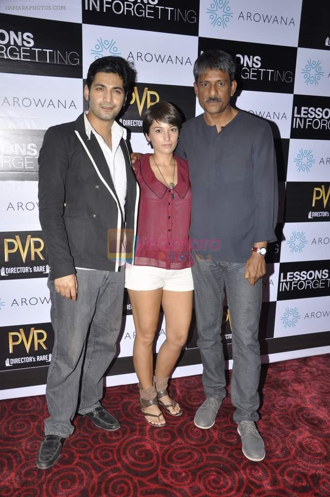 Raaghav Chanana, Maya Tideman, Adil Hussain at the Press conference of film Lessons in Forgetting in PVR, Mumbai on 20th March 2013