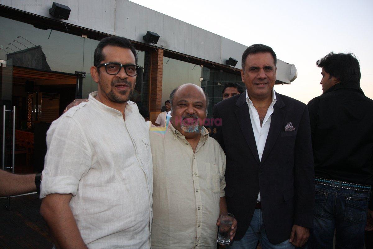 Subhash Kapoor, Saurabh Shukla, Boman Irani at Jolly LLB success bash in Escobar, Bandra, Mumbai on 20th March 2013