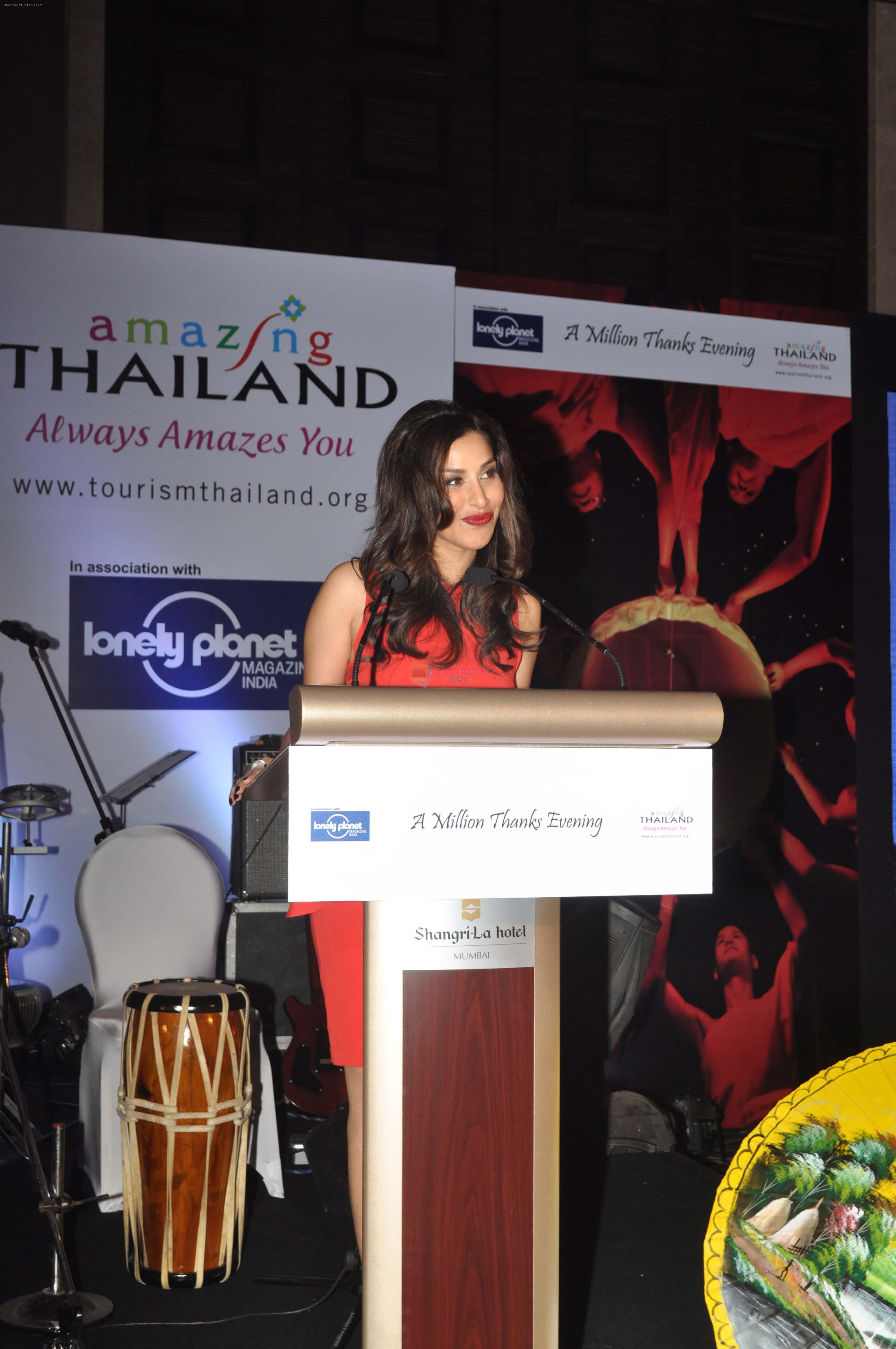 Sophie Chaudhary at A Million Thanks Evening Event Presented by Lonely Planet & Thailand Tourism at Shangri La in Mumbai on 22nd March 2013
