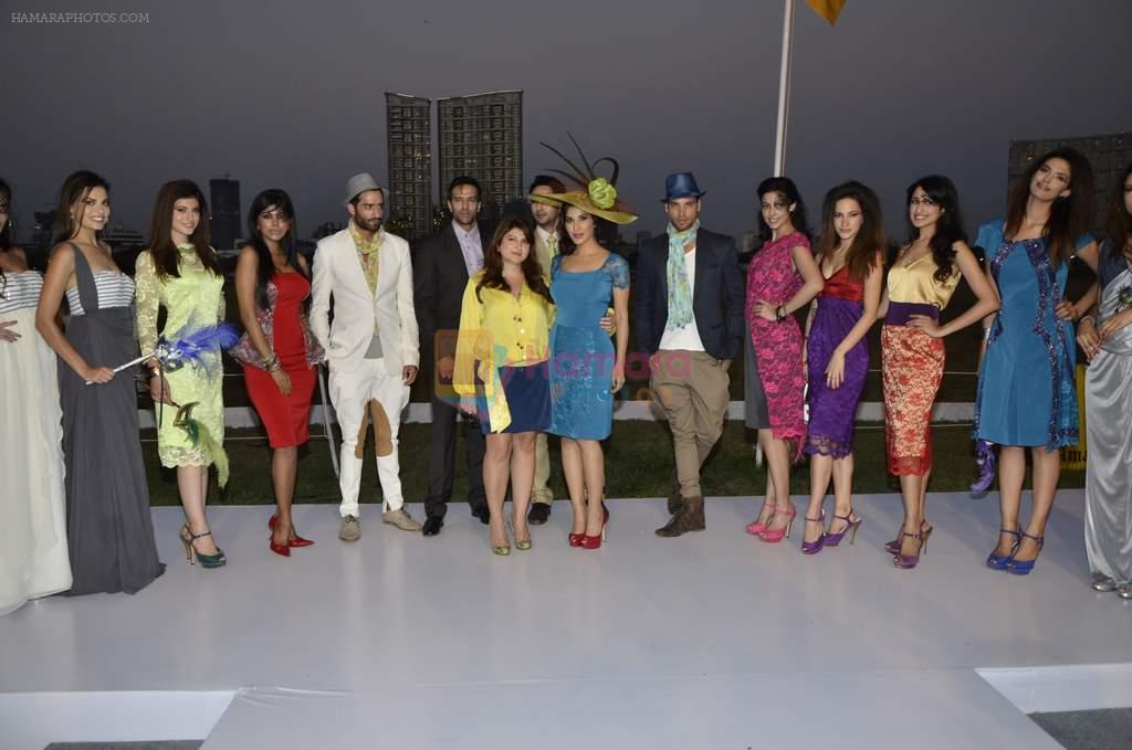 Sophie Chaudhary at Delna Poonawala fashion show for Amateur Riders Club Porsche polo cup in Mumbai on 23rd March 2013