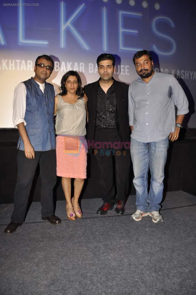 Anurag Kashyap, Dibakar Banerjee, Zoya Akhtar, Karan Johar attend promo launch of Bombay Talkies in Mumbai on 25th March 2013