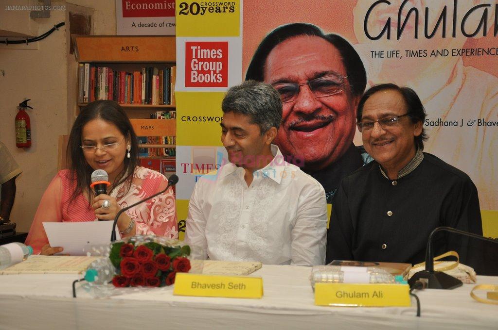 Ghulam Ali at Ghulam Ali's book launch in Crossword, Mumbai on 26th March 2013