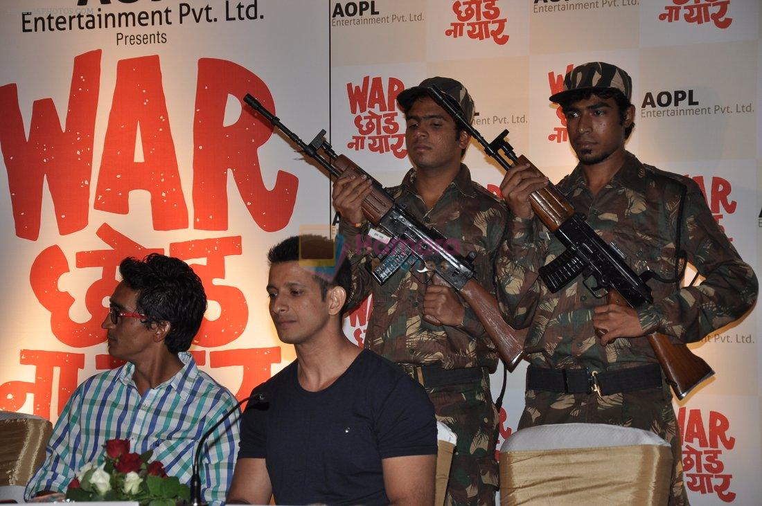 Sharman Joshi  at War Chod Na Yaar Press Meet in Juhu, Mumbai on 29th March 2013