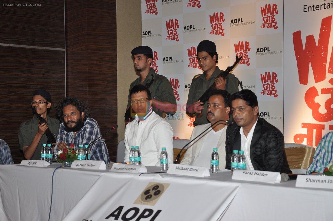 Javed Jaffrey at War Chod Na Yaar Press Meet in Juhu, Mumbai on 29th March 2013