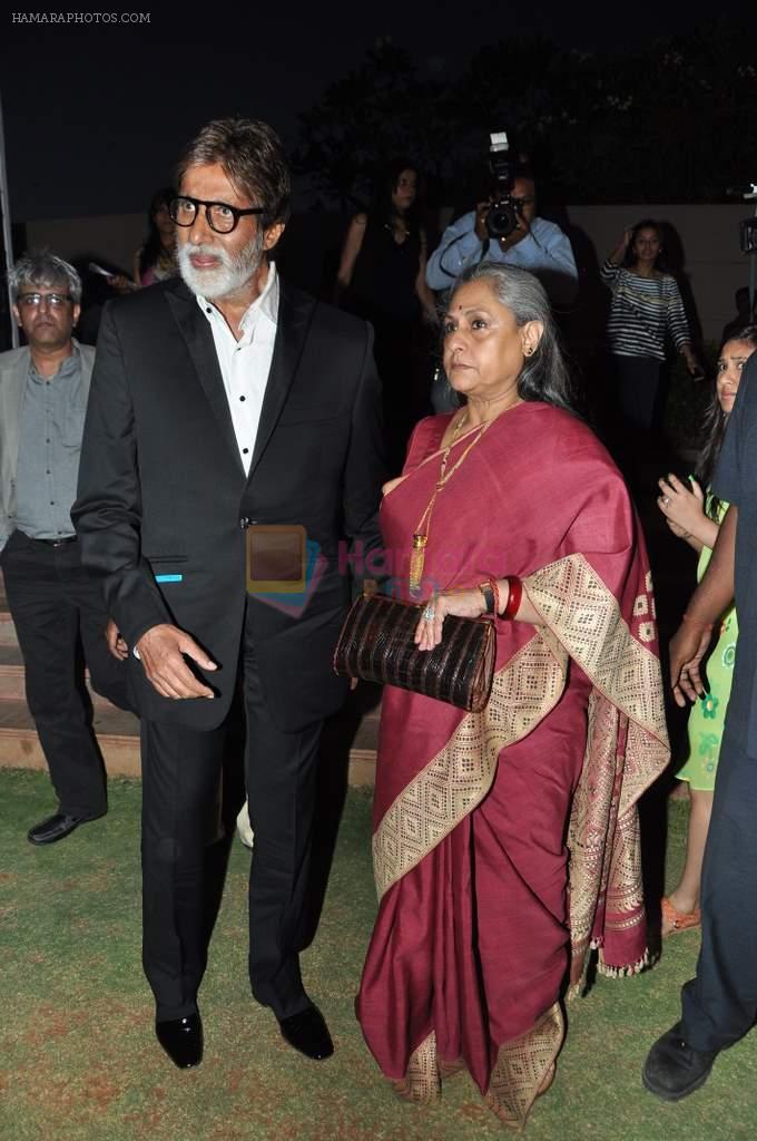 Amitabh Bachchan, Jaya Bachchan at Amish Trpathi's success bash in Taj Land's End, Mumbai on 31st March 2013