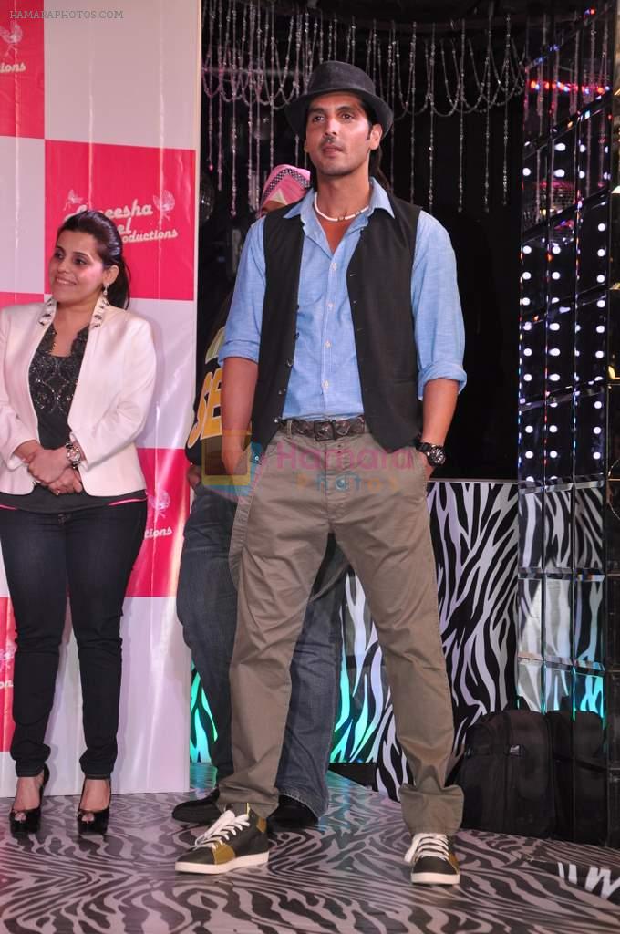 Zayed Khan at Amessha Patel's production house launches new film ventures in Mumbai on 2nd April 2013