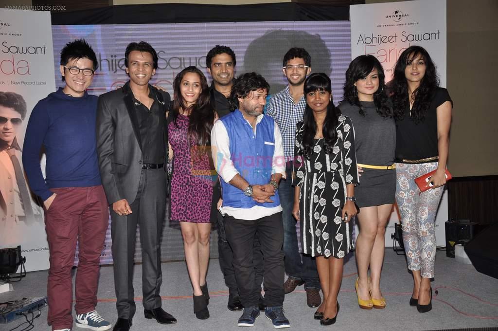 Shweta Pandit, Abhijeet Sawant, Kailash Kher at Abhijeet Sawant's album launch in Novotel, Mumbai on 2nd April 2013