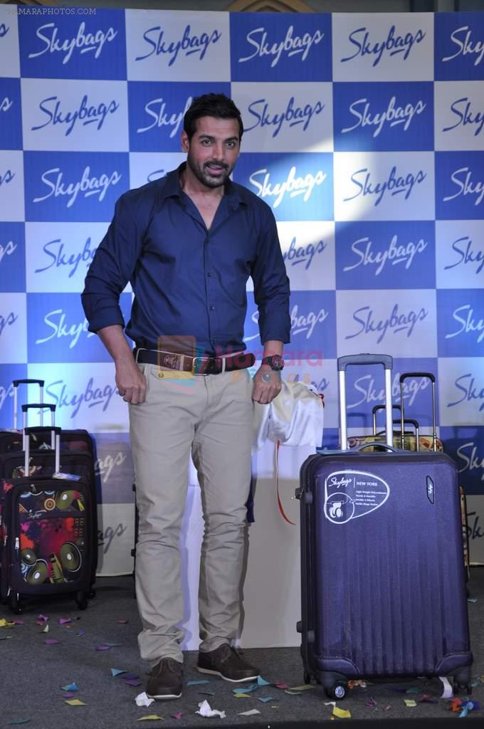 John Abraham promotes VIP bags in Growell Mall, Mumbai on 3rd April 2013