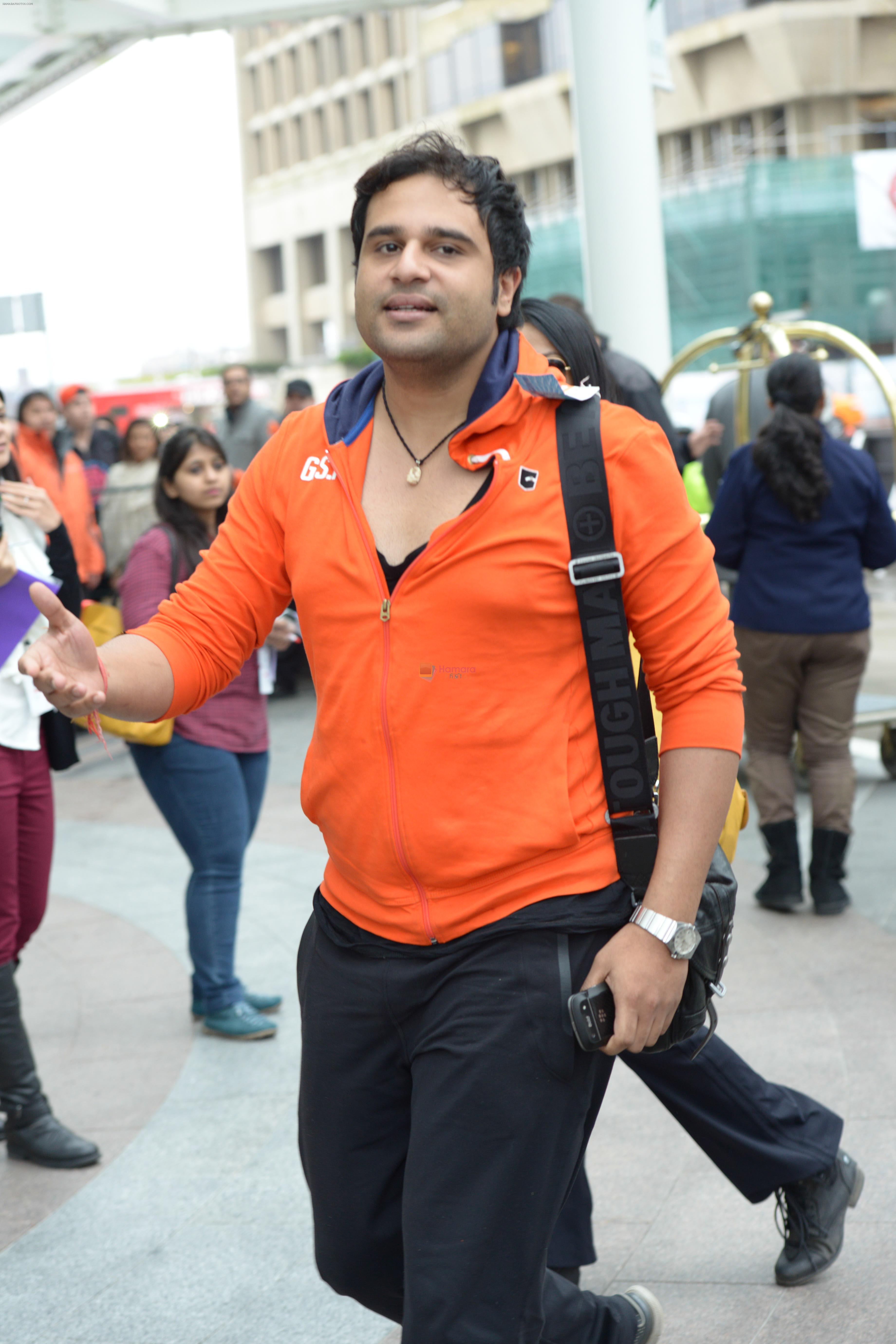 Krishna arrive in Vancouver for TOIFA 2013 on 4th April 2013