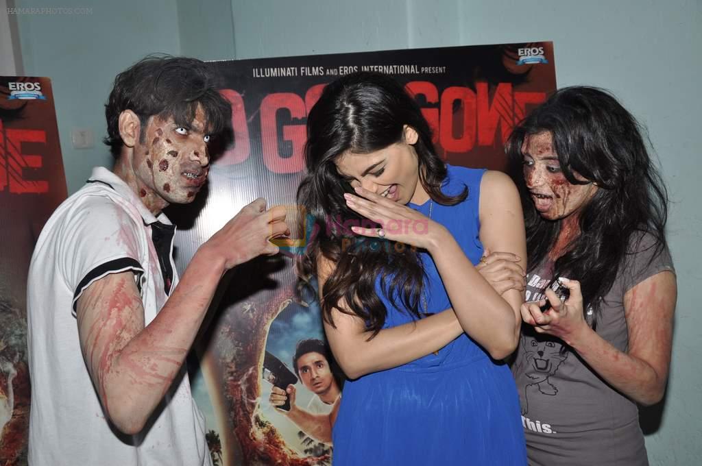 Puja Gupta at Go Goa Gone promotions in Mumbai on 5th April 2013
