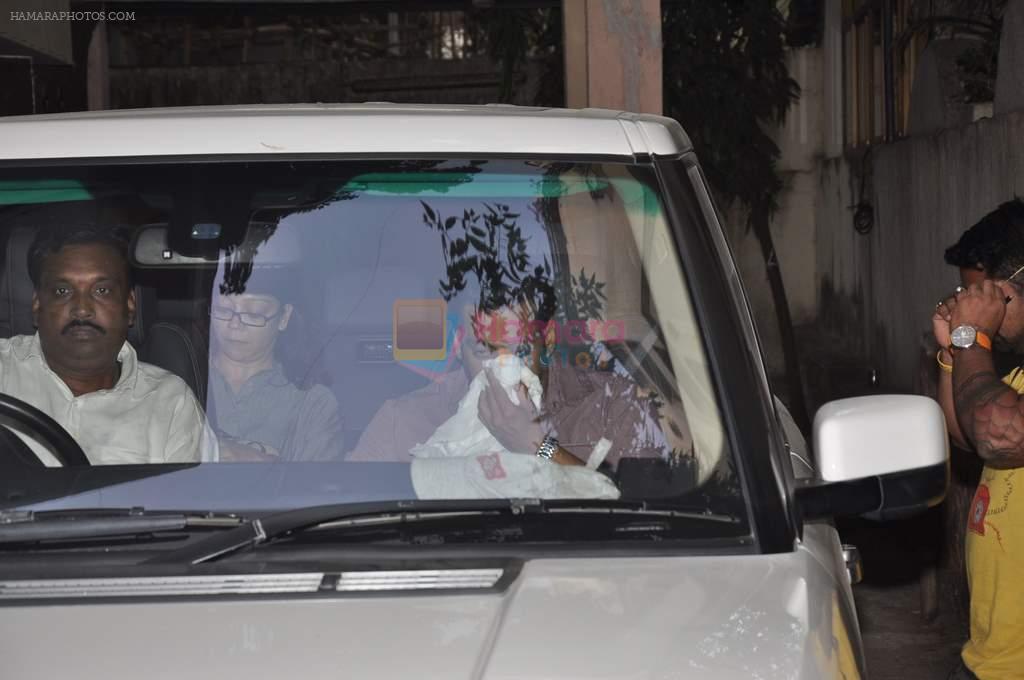 Salman Khan at Mahesh Manjrekar's film screneing in Ketnav, Mumbai on 10th April 2013