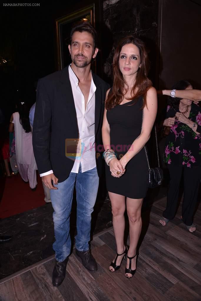 Hrithik Roshan, Suzanne Roshan at Farah Khan Ali's store launch in Mumbai on 11th April 2013