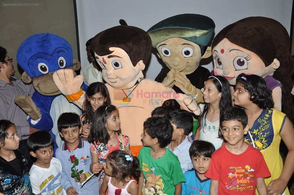 at Chhota Bheem and the Throne of Bali Trailer Launch in Mumbai on 13th April 2013