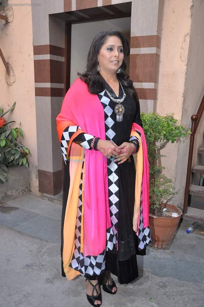 Geeta Kapoor On the sets of Nach Baliye in Filmistan, Mumbai on 17th April 2013