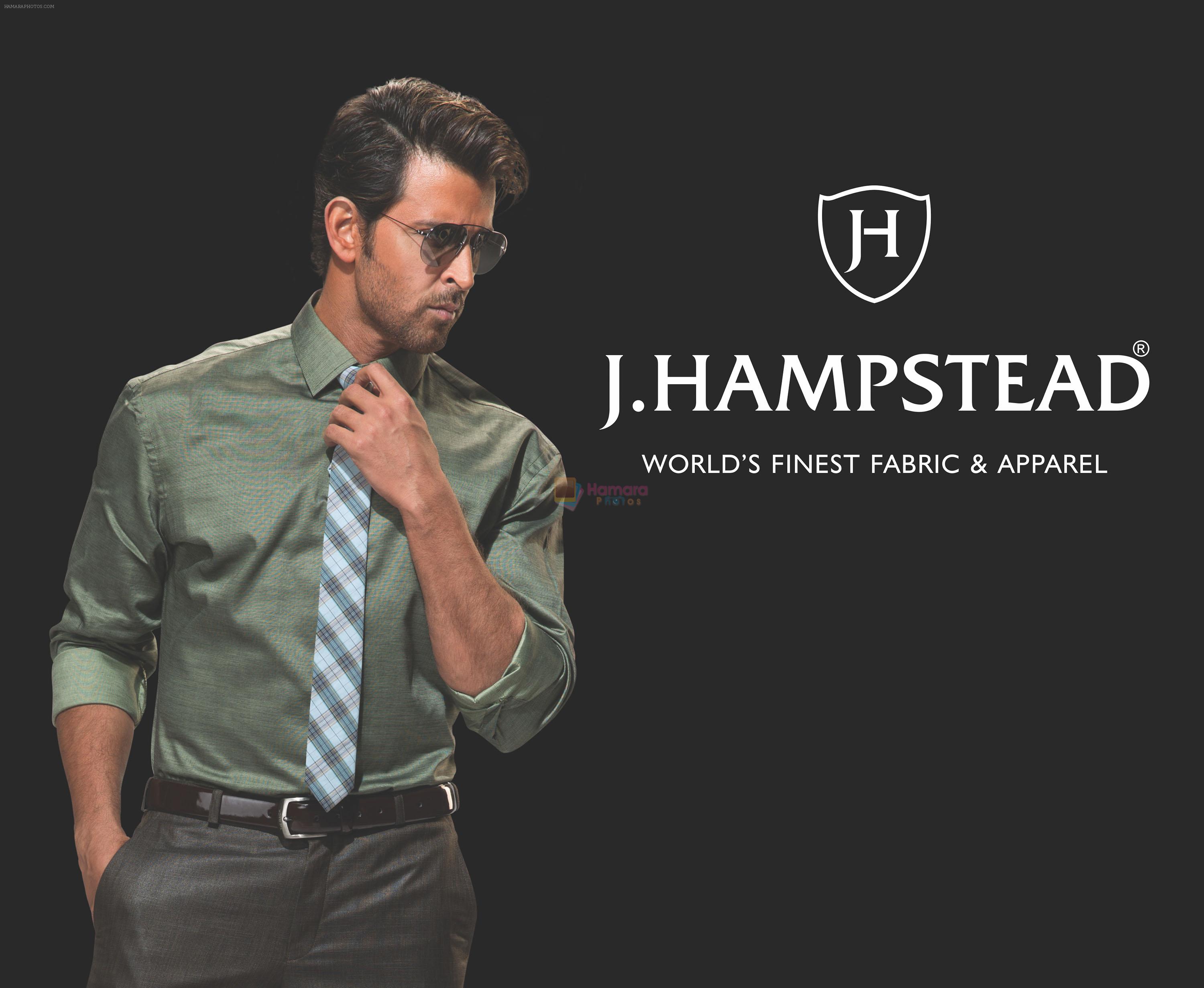 Hrithik Roshan as Brand Ambassador for J Hampstead