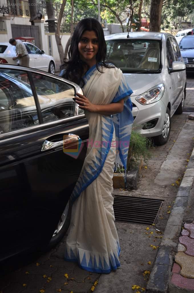 Konkona Sen Sharma at Ek Thi Daayan interviews in Andheri, Mumbai on 17th April 2013