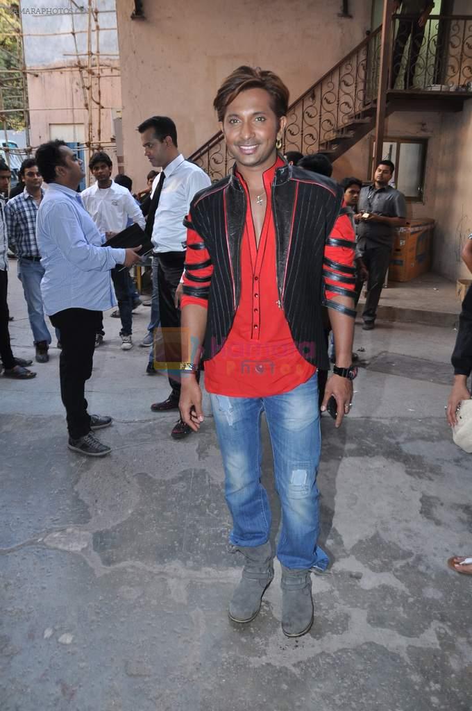 Terrence Lewis On the sets of Nach Baliye in Filmistan, Mumbai on 17th April 2013
