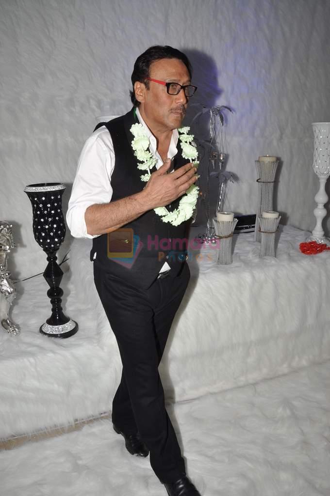 Jackie Shroff at Poonam Dhillon's birthday bash and production house launch with Rohit Verma fashion show in Mumbai on 17th April 2013