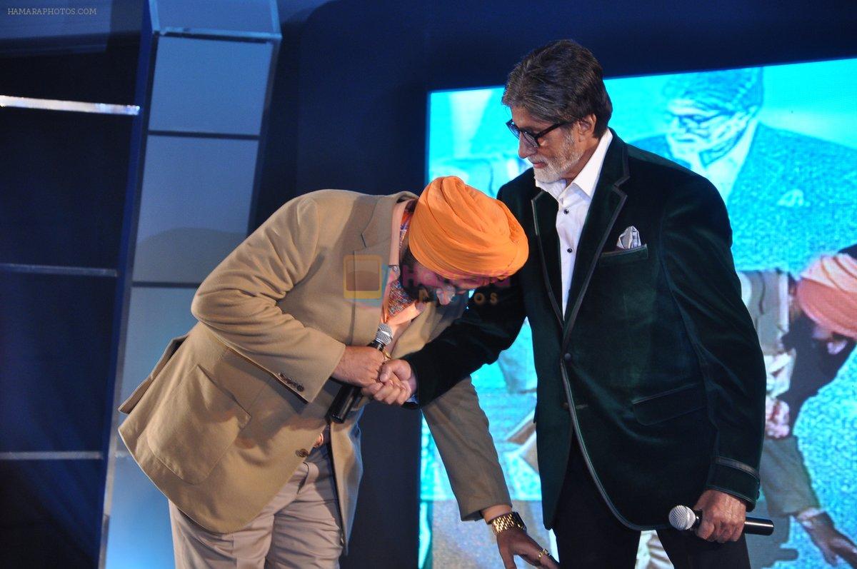 Amitabh Bachchan, Navjot Singh Sidhu unveil Sidhu's Sherry on Topp in J W Marriott, Juhu, Mumbai on 18th April 2013