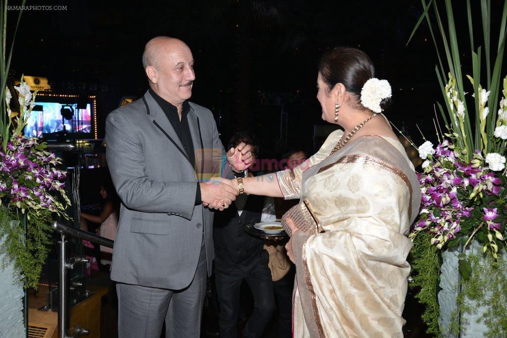 Anupam Kher at Sahara Pariwar hosts bash in honour of Sridevi for winning Padma Bhushan in Mumbai on 23rd April 2013