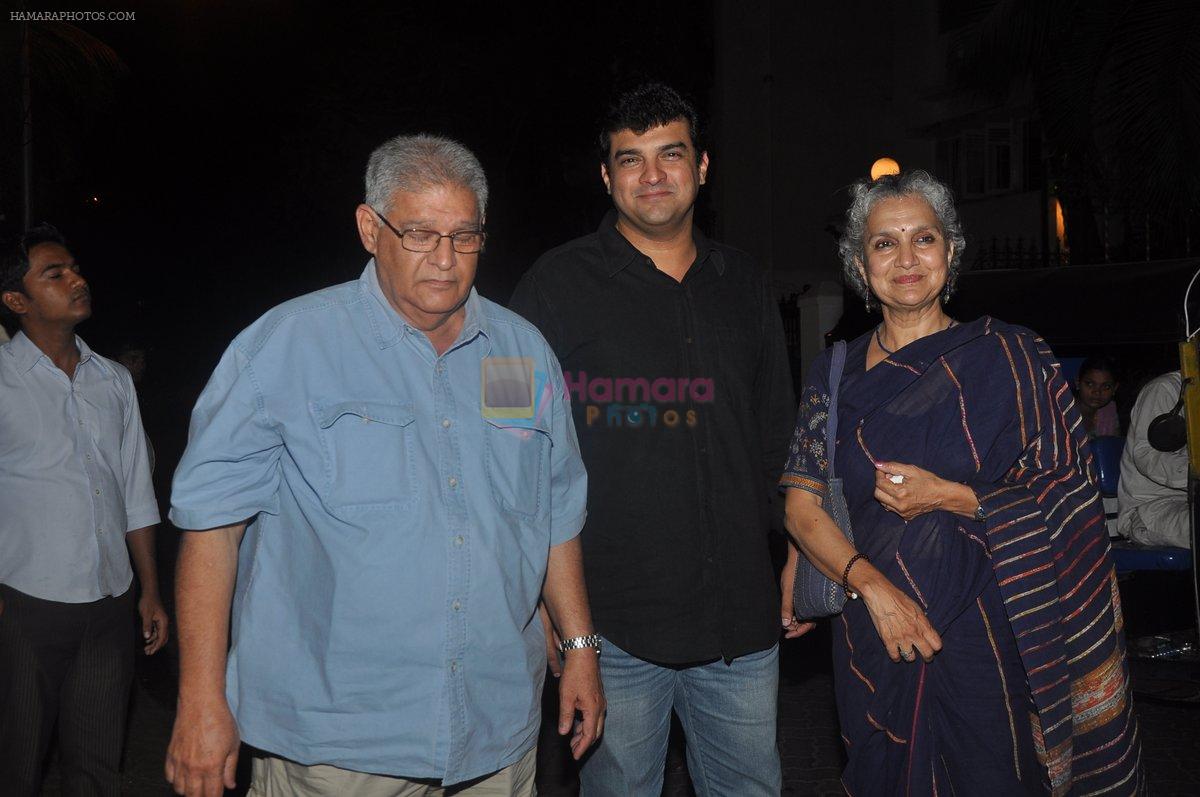 Siddharth Roy Kapoor watches Aashiqui 2 in Ketnav, Khar, Mumbai on 24th April 2013