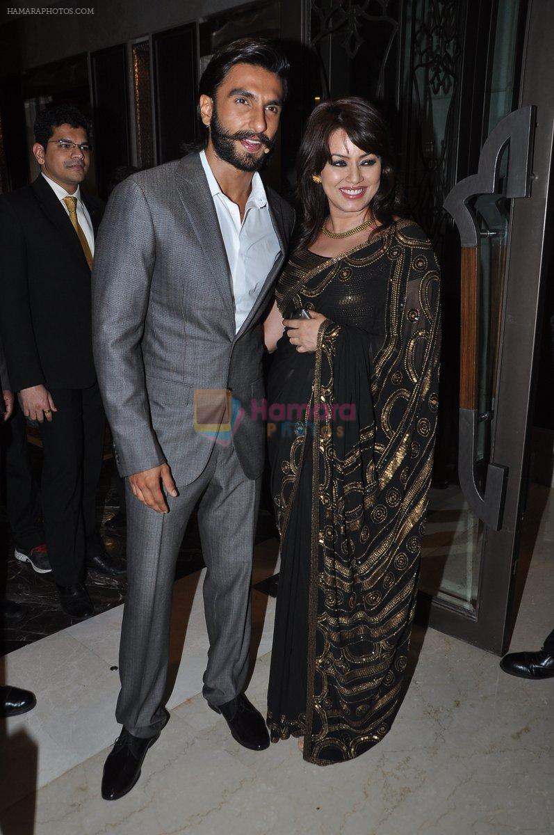 Mahima Chaudhary, Ranveer Singh at Samsung S4 launch by Reliance in Shangrilaa, Mumbai on 27th April 2013