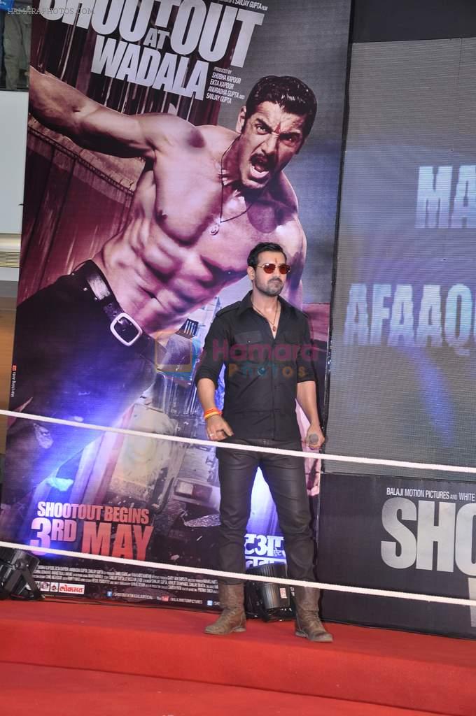 John Abraham at Shootout at Wadala promotions in Malad, Mumbai on 28th April 2013