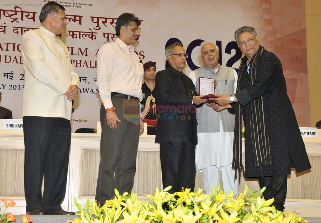 at 60th National Film Awards function in Mumbai on 3rd May 2013