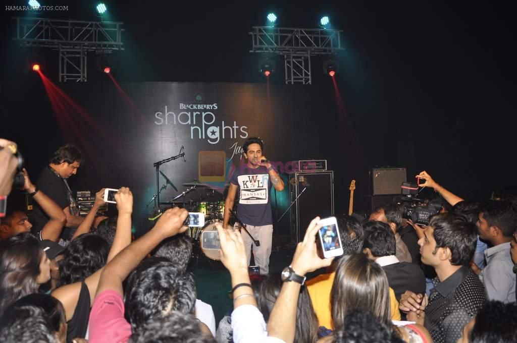 Ayushman Khurana at Blackberry Show in Mehboob, Mumbai on 3rd May 2013