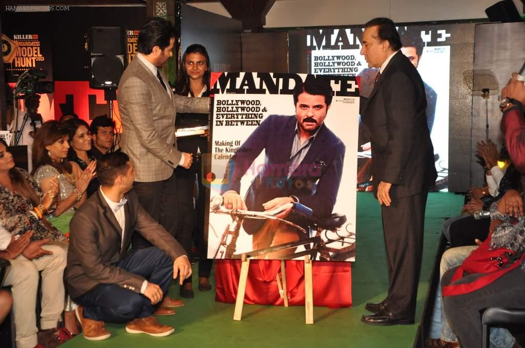 Anil Kapoor at the launch of  Mandate magazine and judge man hunt in Mumbai on 4th May 2013