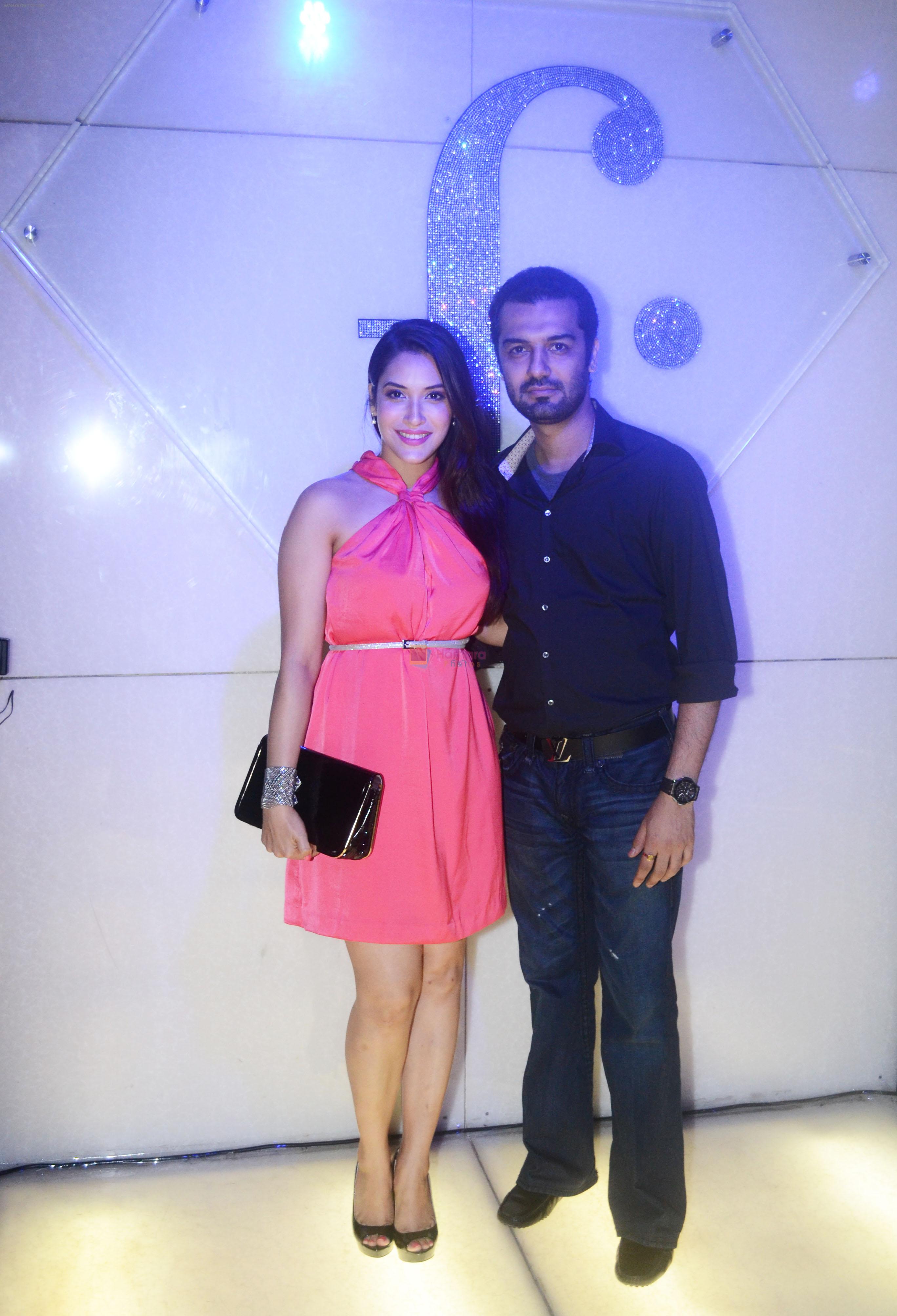 Rashmi Nigam with a friend at the 1st anniversary bash of F Lounge.Diner.Bar