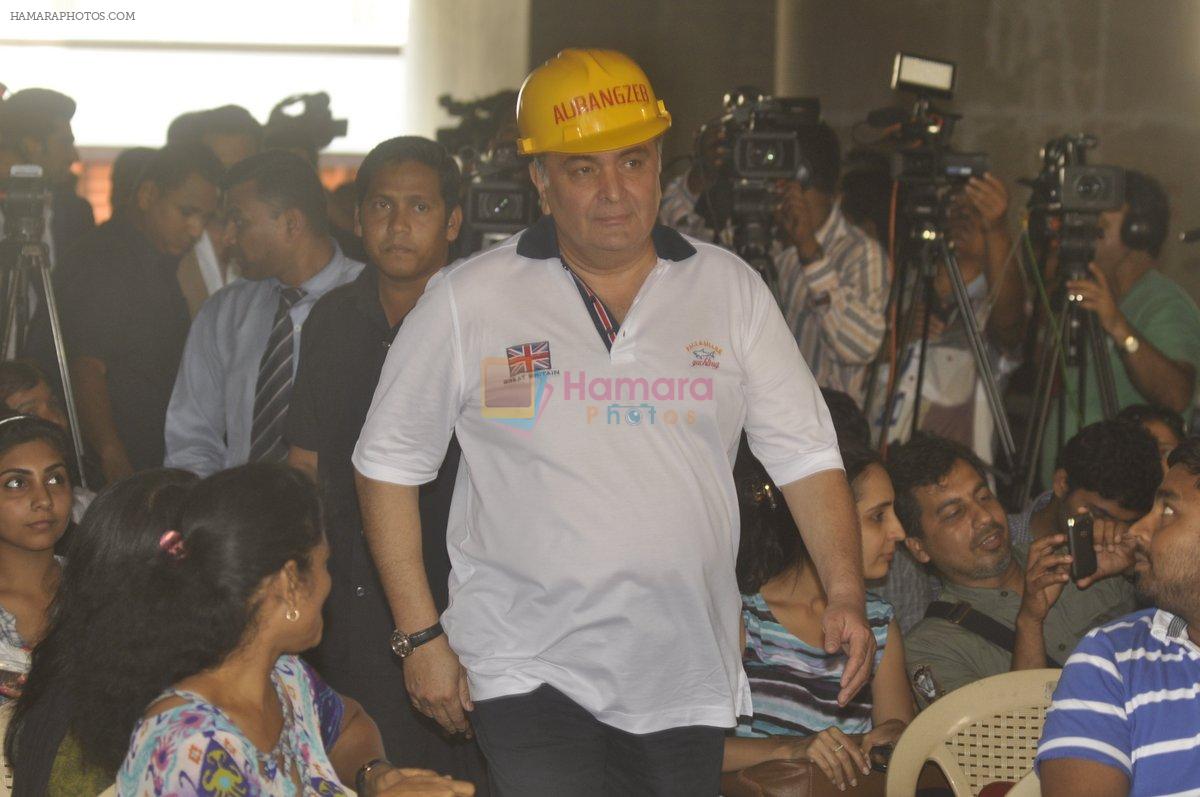Rishi Kapoor at Aurangzeb press conference in Indiabulls, Mumbai on 9th May 2013