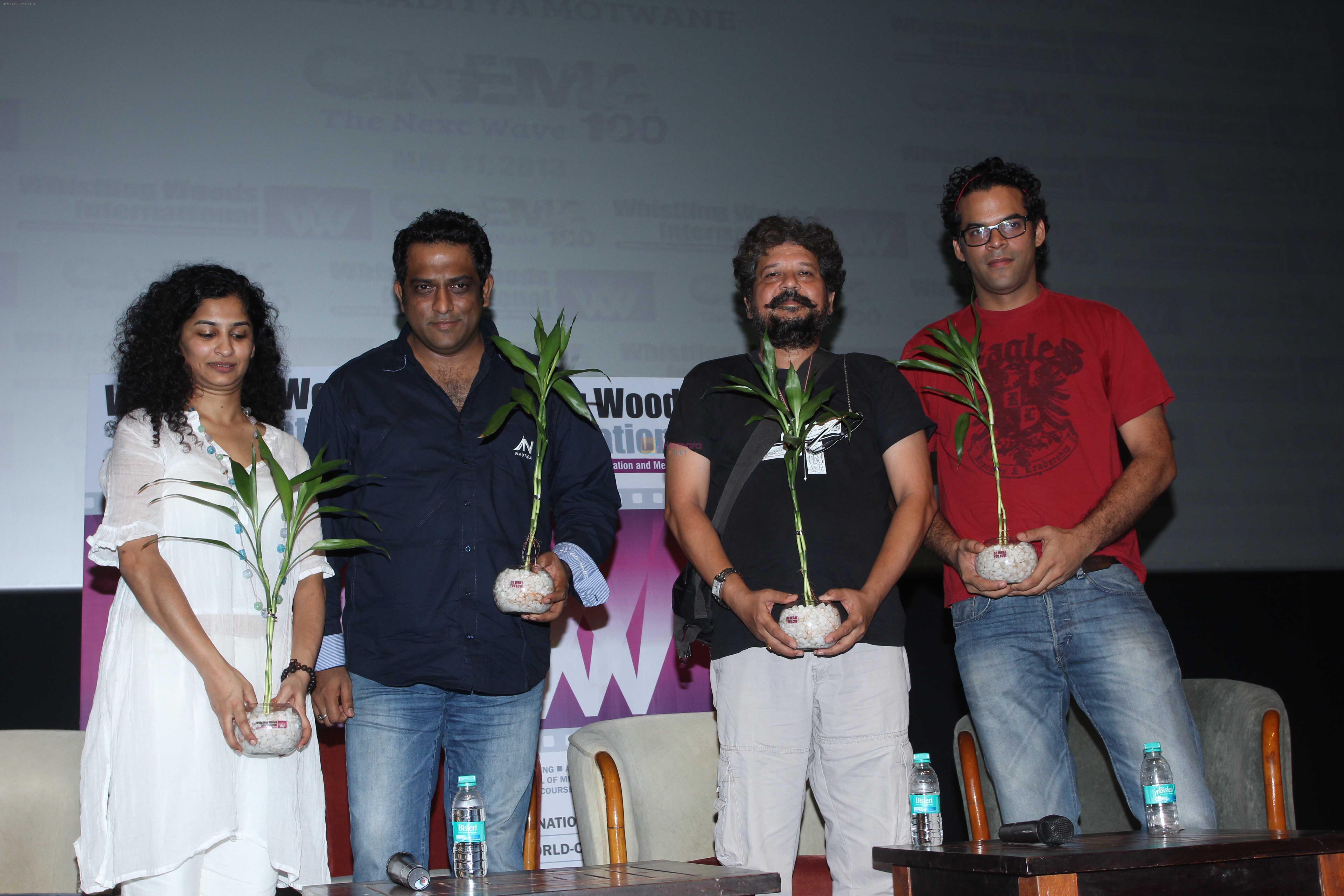 Amole Gupte, Anurag Basu, Gauri Shinde at Whistling Woods Celebrates 100 years of Cinema in Mumbai on 11th May 2013
