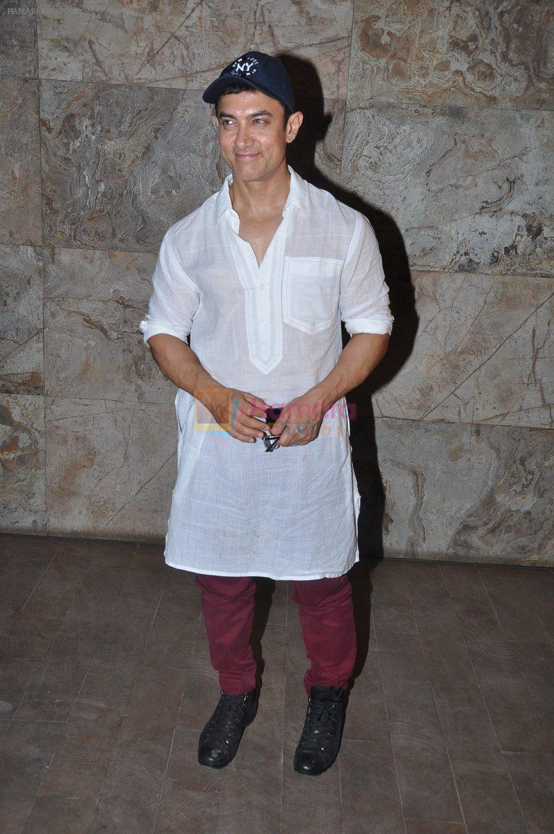 Aamir Khan at StarTrek into Darkness screening in Lightbox, Mumbai on 12th May 2013