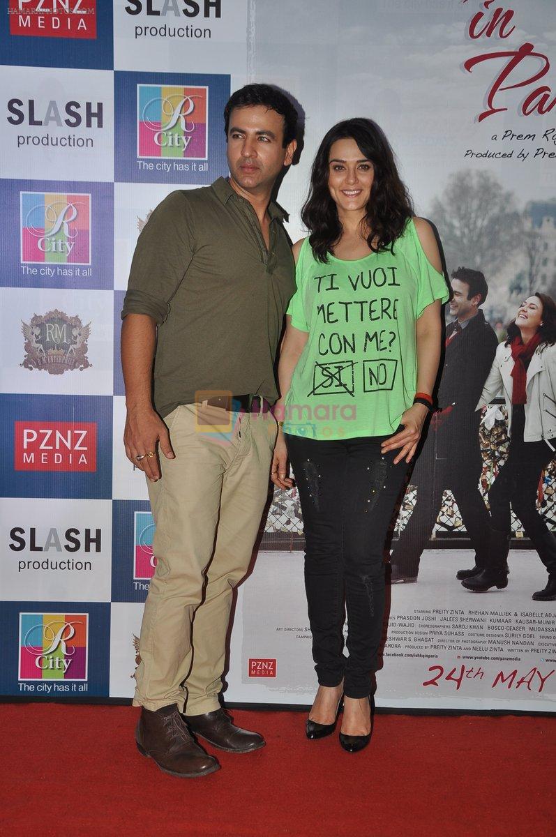 Preity Zinta, Rhehan Malliek promotes Ishq in Paris in R city Mall, Mumbai on 12th May 2013
