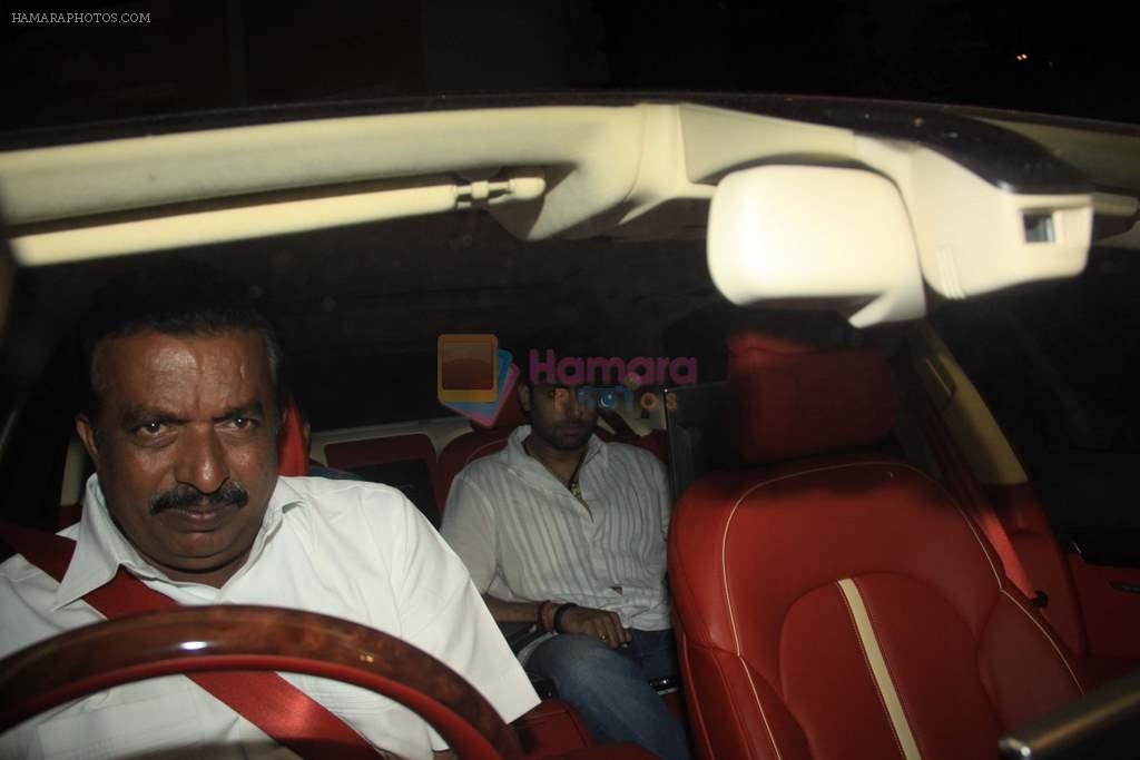 at Sanjay Dutt's home in Mumbai on 15th May 2013