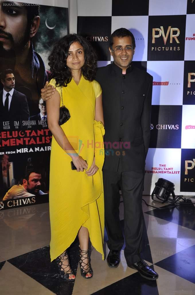Chetan Bhagat at Mira Nair The Reluctant Fundamentalist premiere in PVR, Mumbai on 15th May 2013