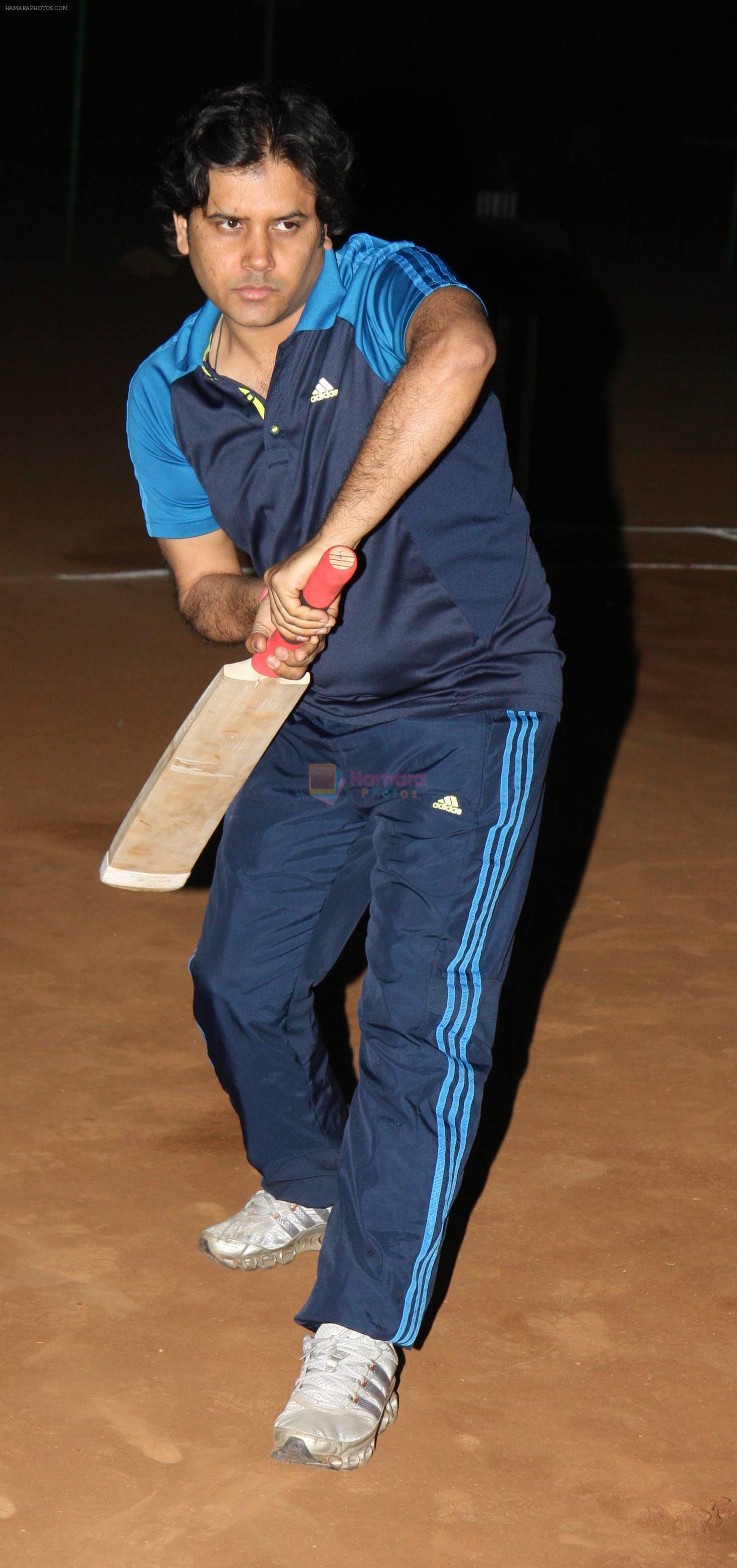 Javed-Ali at Cricket friendly match in Mumbai on 17th May 2013