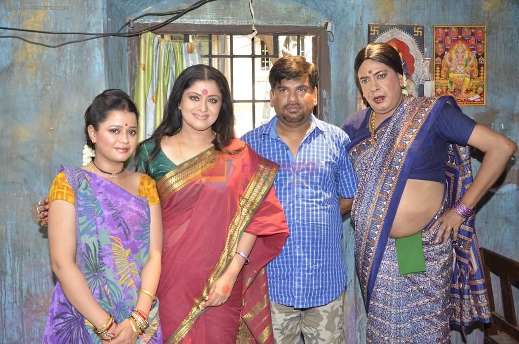 Sudha Chandran on the sets of film Babuji Ek Ticket Bambai in Yari Road, Mumbai on 28th May 2013