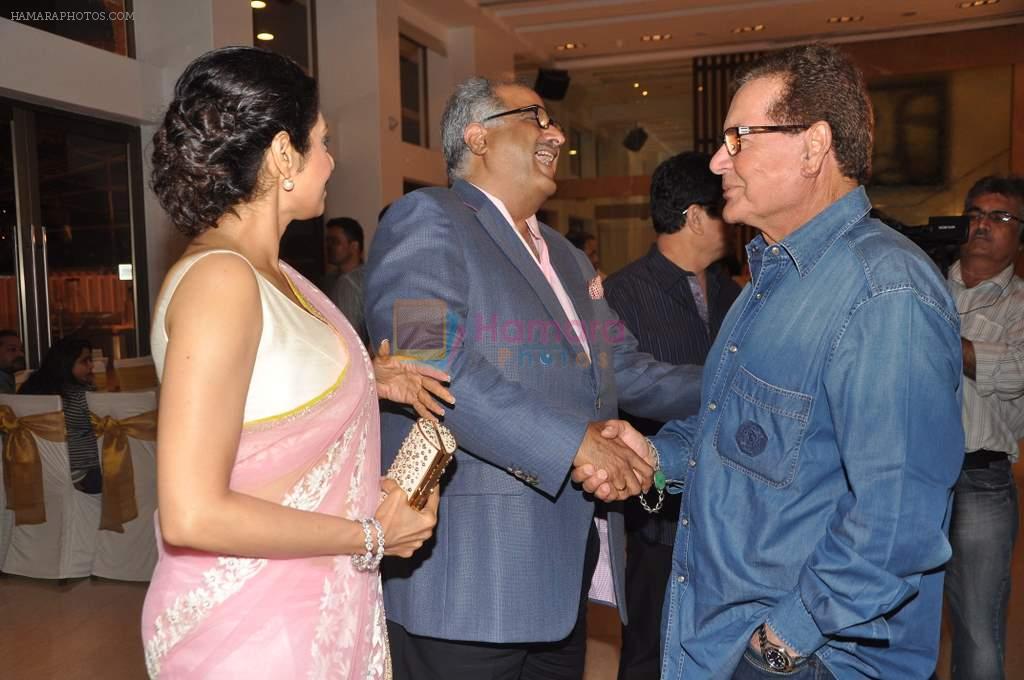Sridevi, Boney Kapoor at Prabodh Dhavkhare's birthday bash in Blue Sea, Mumbai on 28th May 2013