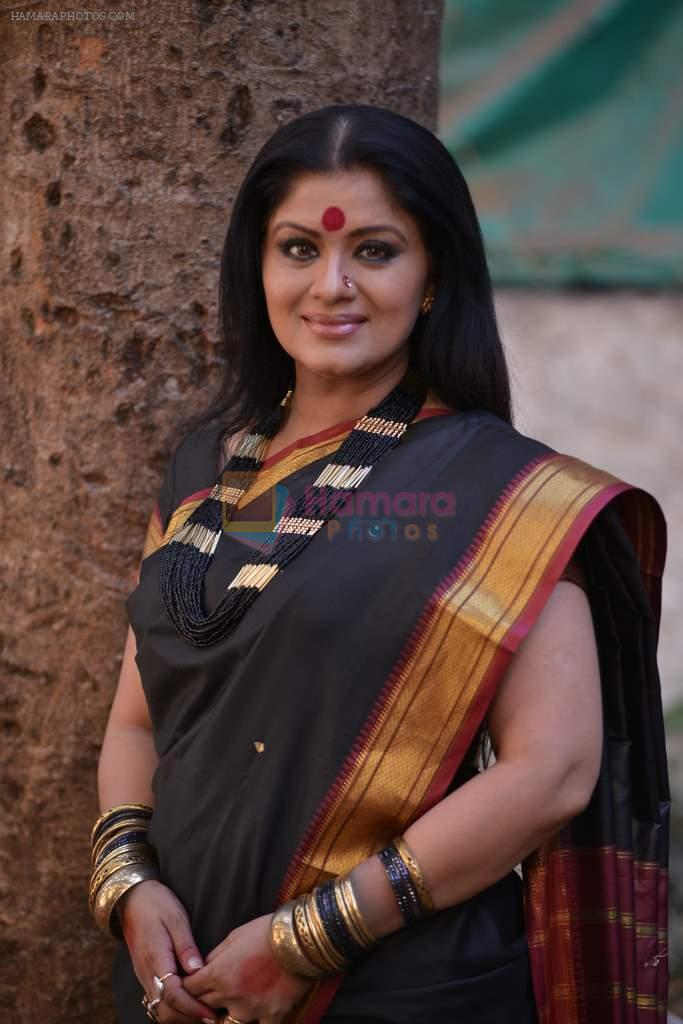 Sudha Chandran on the sets of film Babuji Ek Ticket Bambai in Yari Road, Mumbai on 28th May 2013