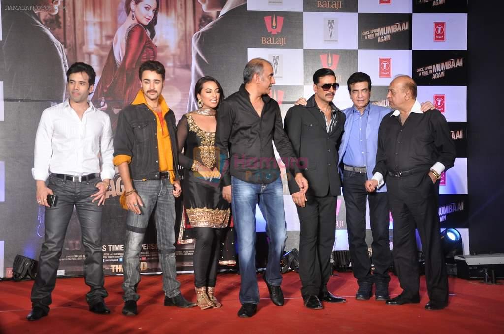 Sonakshi Sinha,Imran, Milan, Akshay at the First look & trailer launch of Once Upon A Time In Mumbaai Again in Filmcity, Mumbai on 29th May 2013