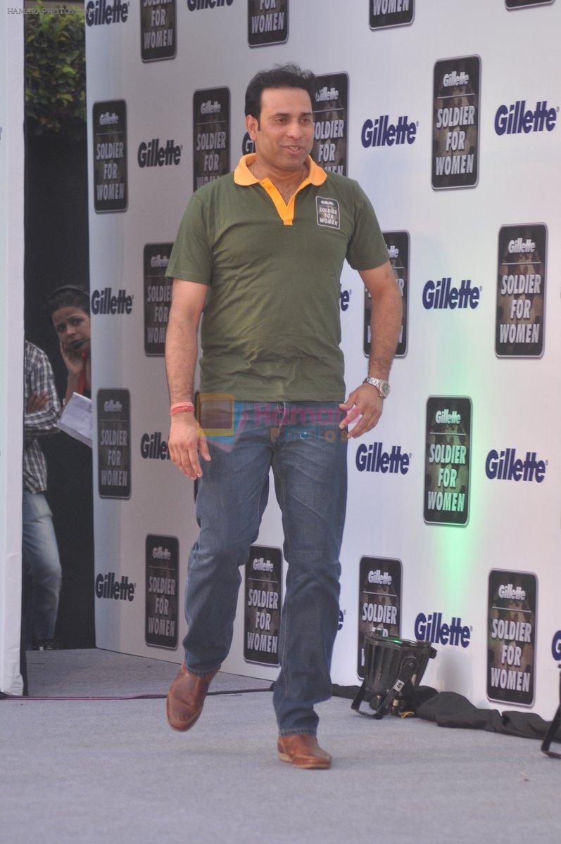 V. V. S. Laxman at Gilette Soldiers For Women event in Mumbai on 29th May 2013