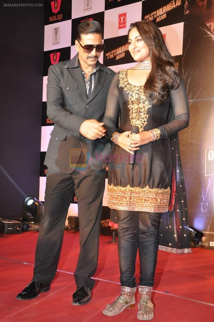 Sonakshi Sinha, Akshay Kumar at the First look & trailer launch of Once Upon A Time In Mumbaai Again in Filmcity, Mumbai on 29th May 2013 (6