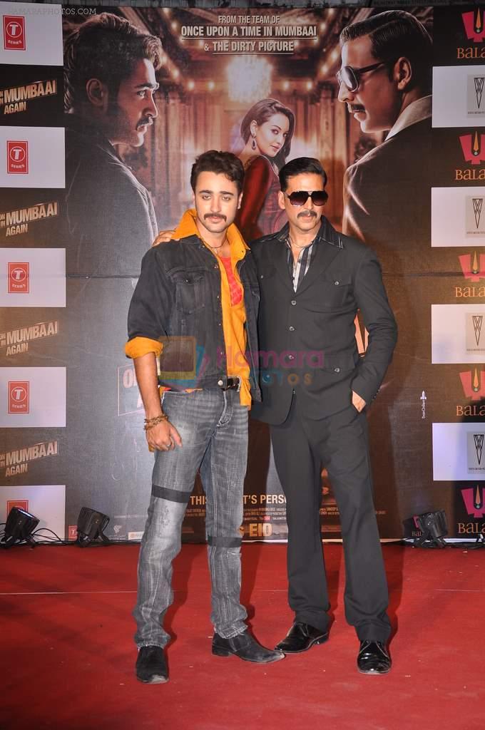 Imran Khan, Akshay Kumar at the First look & trailer launch of Once Upon A Time In Mumbaai Again in Filmcity, Mumbai on 29th May 2013