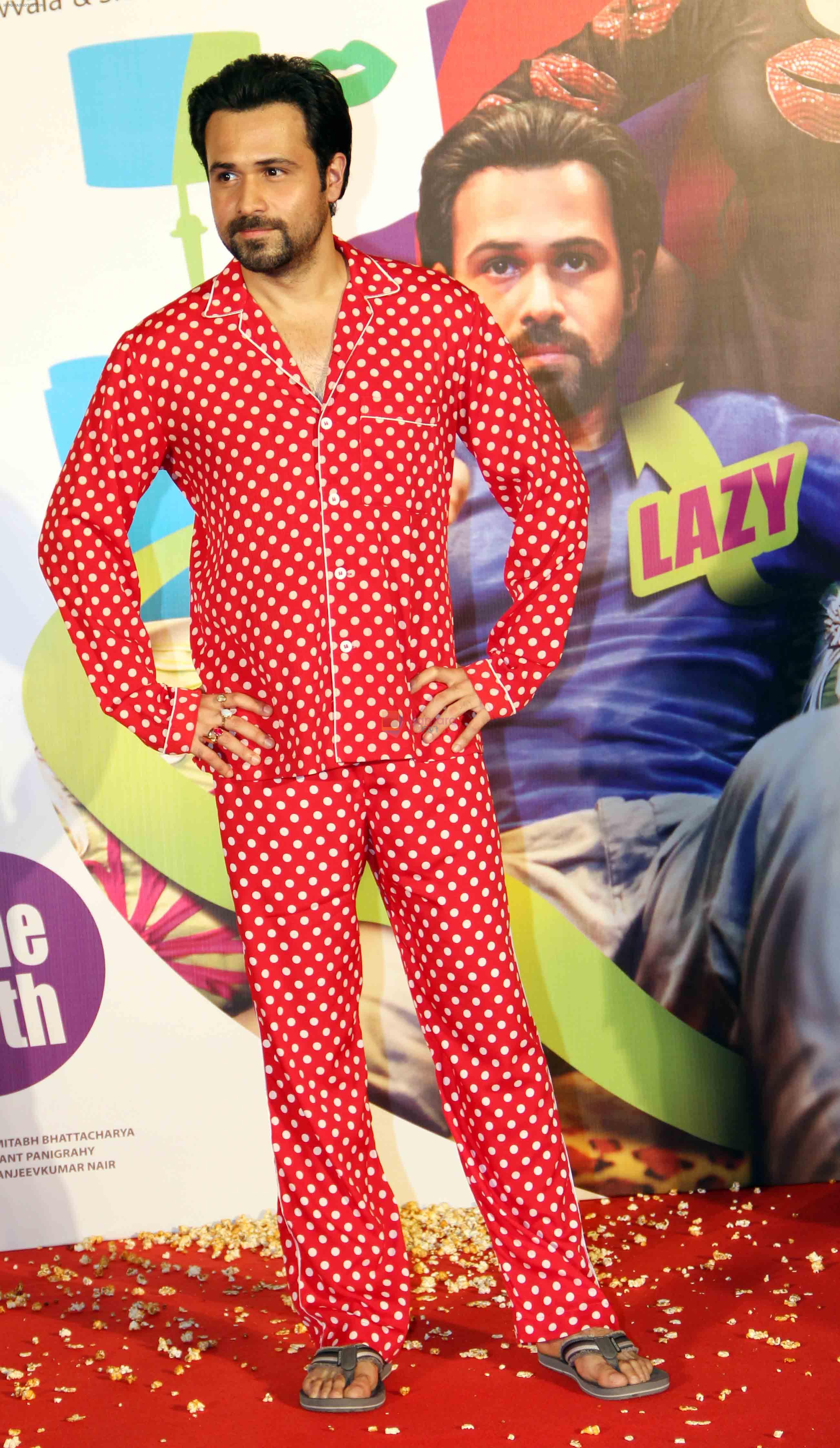 Emraan Hashmi at the Music Launch of Ghanchakkar song Lazy Lad on 30th May 2013
